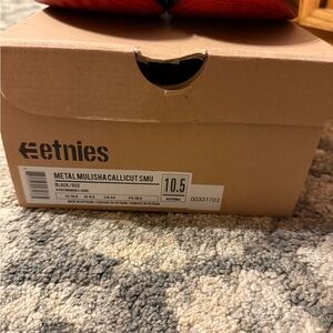 Etnies Metal Mulisha Black Red Shoes